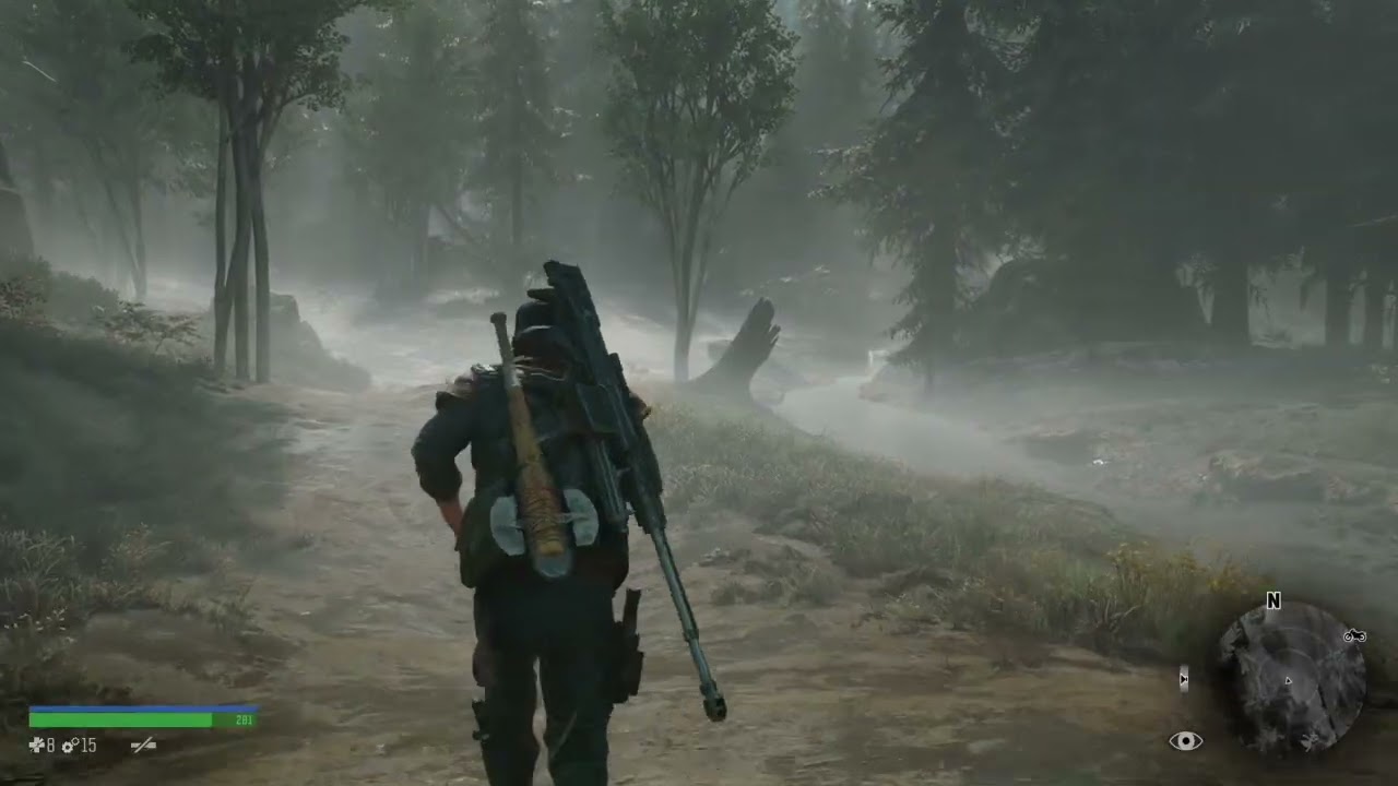 Days Gone: peaceful morning jog in Cascade area