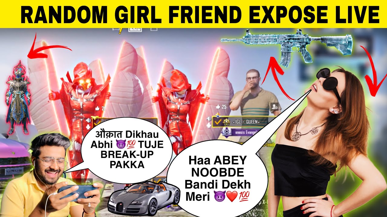 Random Girlfriend EXPOSE😱LIVE KadamOP She Got Shocked😳After her boyfriend BREAK-UP I AM NOOB PRANK