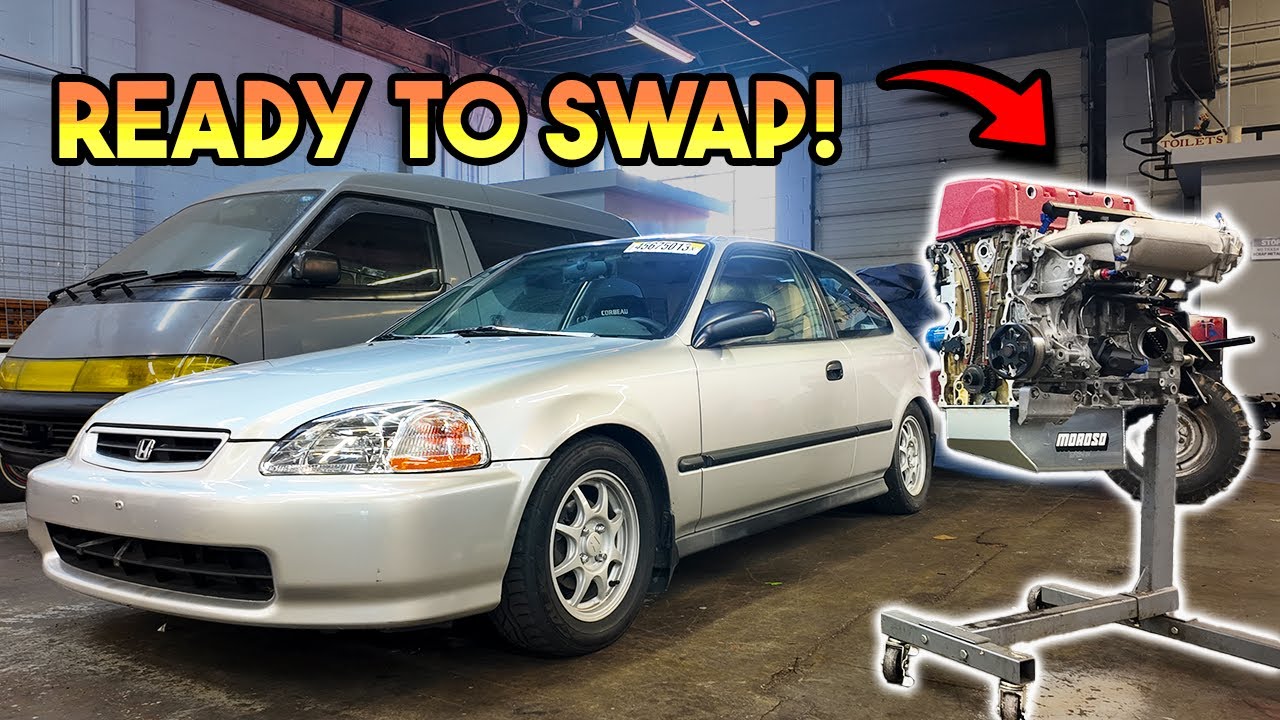 JDM K24 Swap for My Biohazard EK Civic – It’s Finally Happening!