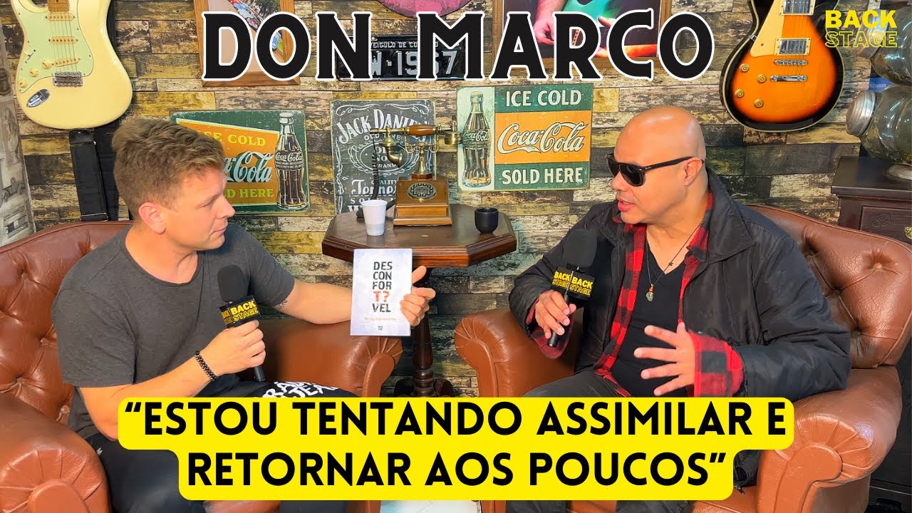 ENTREVISTA COM DON MARCO - ANJOS DO HANNGAR, O SUSTO COM O AVC E SEU PRIMEIRO LIVRO