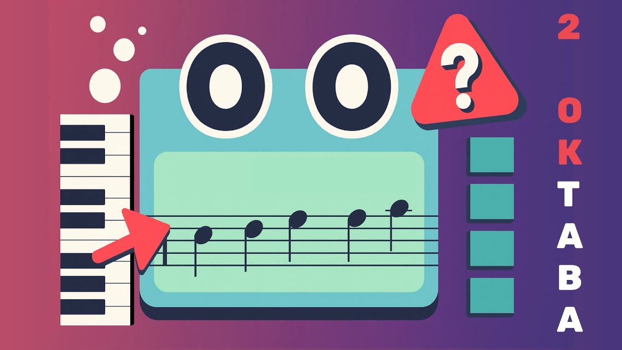 НОТИ ДРУГОЇ ОКТАВИ 🎵 Як вивчити? РОЗМІЩЕННЯ НОТ  🎼 Розташування нот і нотний стан 🎹 Для початківців