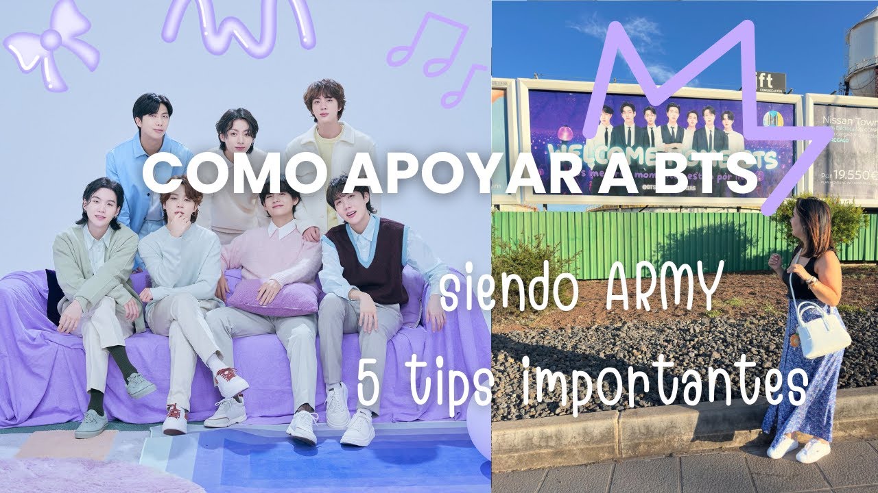 5 maneras fáciles de apoyar a BTS 💜 | Guía ARMY