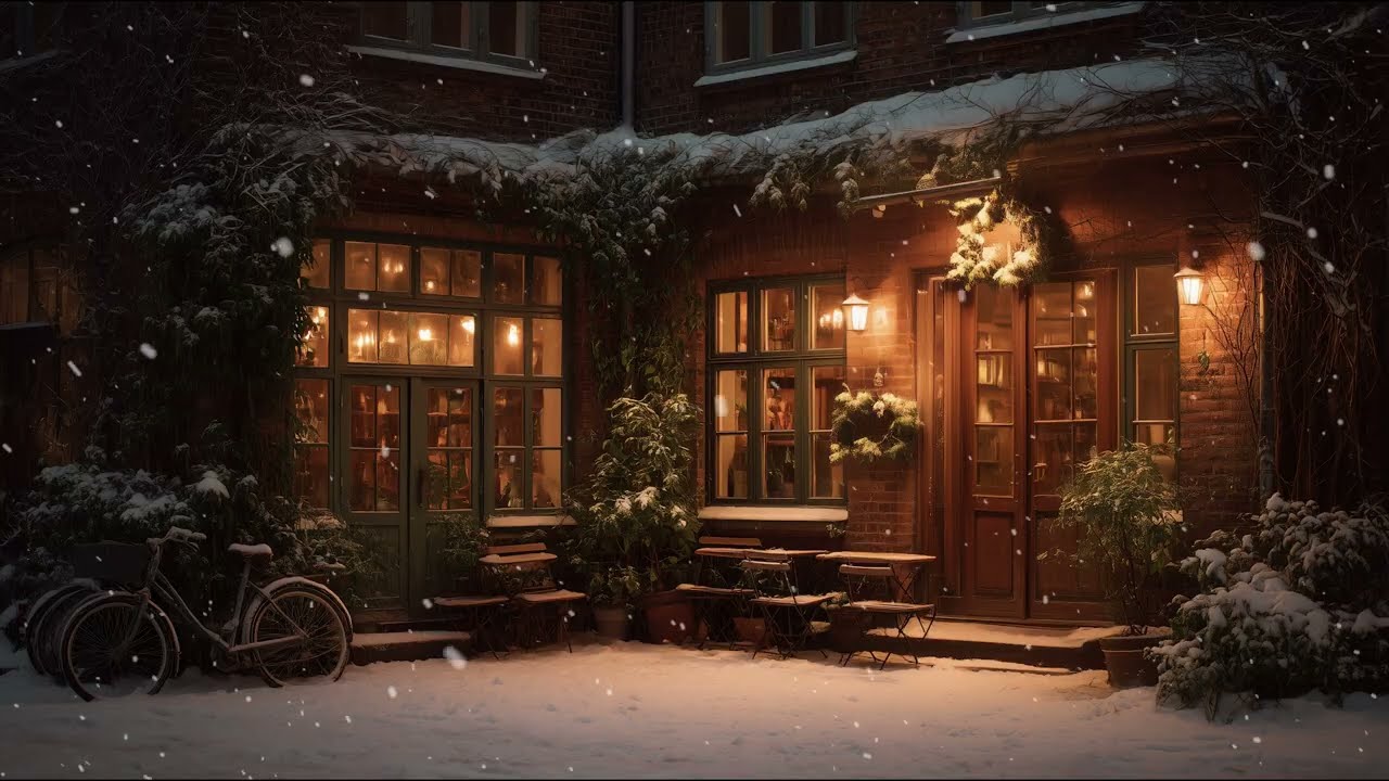 European Café in the Snow ❄️