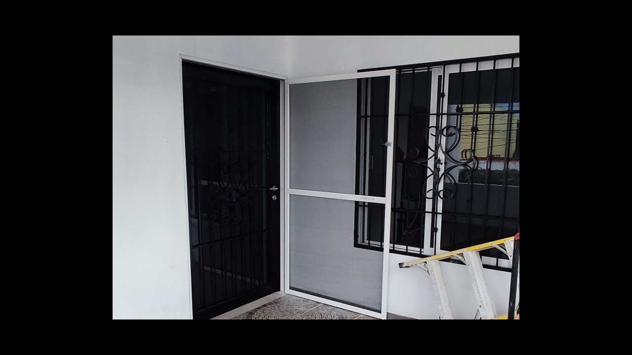 Cómo hacer puerta mosquitero de aluminio paso a paso de principio a fin