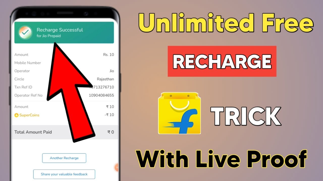 Get Unlimited Free Recharge | Free Recharge Trick 2021 | With Live Proof | 100% Working Trick
