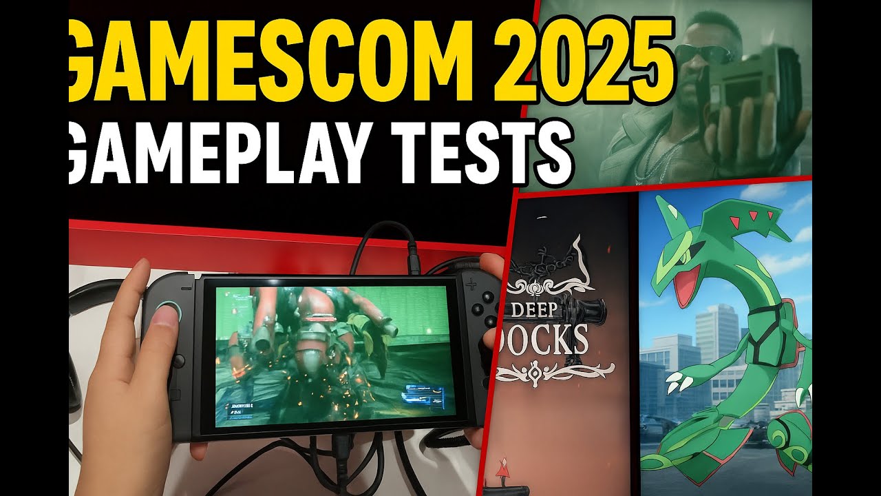 Gamescom 2025 Switch 2 Gameplay Tests 🎮 | Hollow Knight: Silksong, FINAL FANTASY VII & mehr!