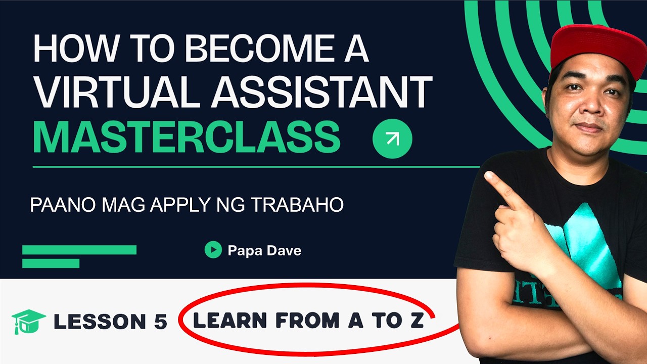 Start Your Online Jobs Career From A to Z Masterclass For Beginners No Experience Students Lesson 5