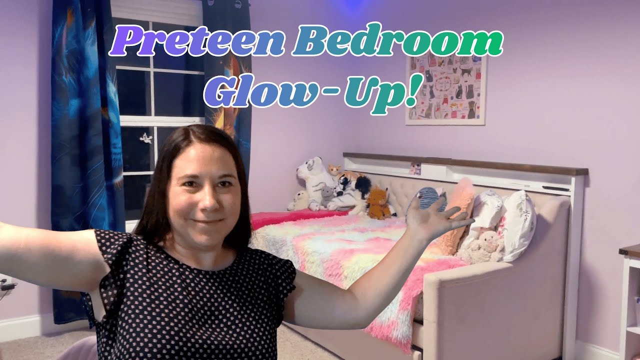 From Boring to Adorable! Preteen Bedroom Makeover with Fun DIY Touches