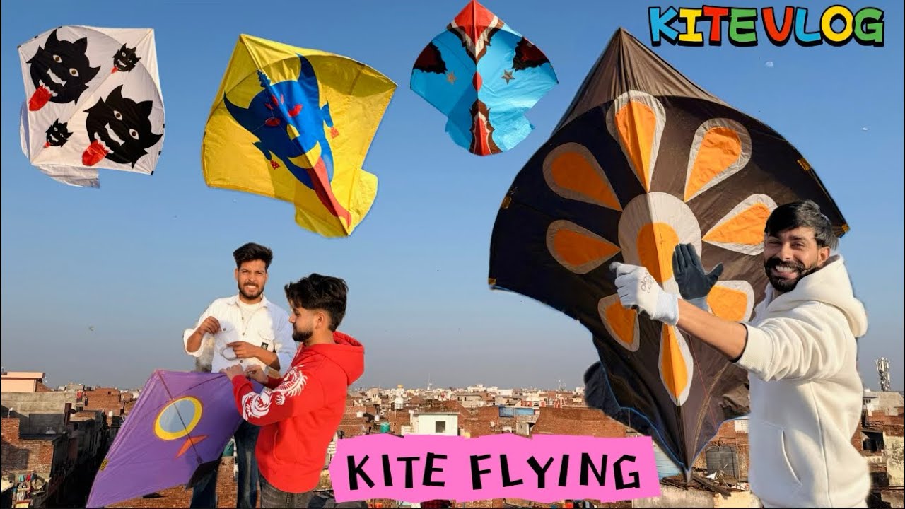 KITE VLOG ! KITE FIGHTING ! Kite FLYING ! Kite ! Batala Promotion 