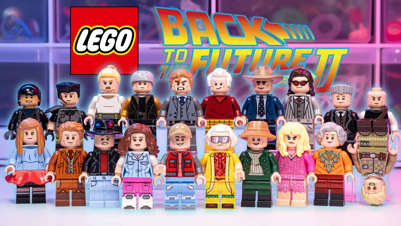 LEGO BACK TO THE FUTURE PART II - How to Build ALL MAIN Characters! 💥