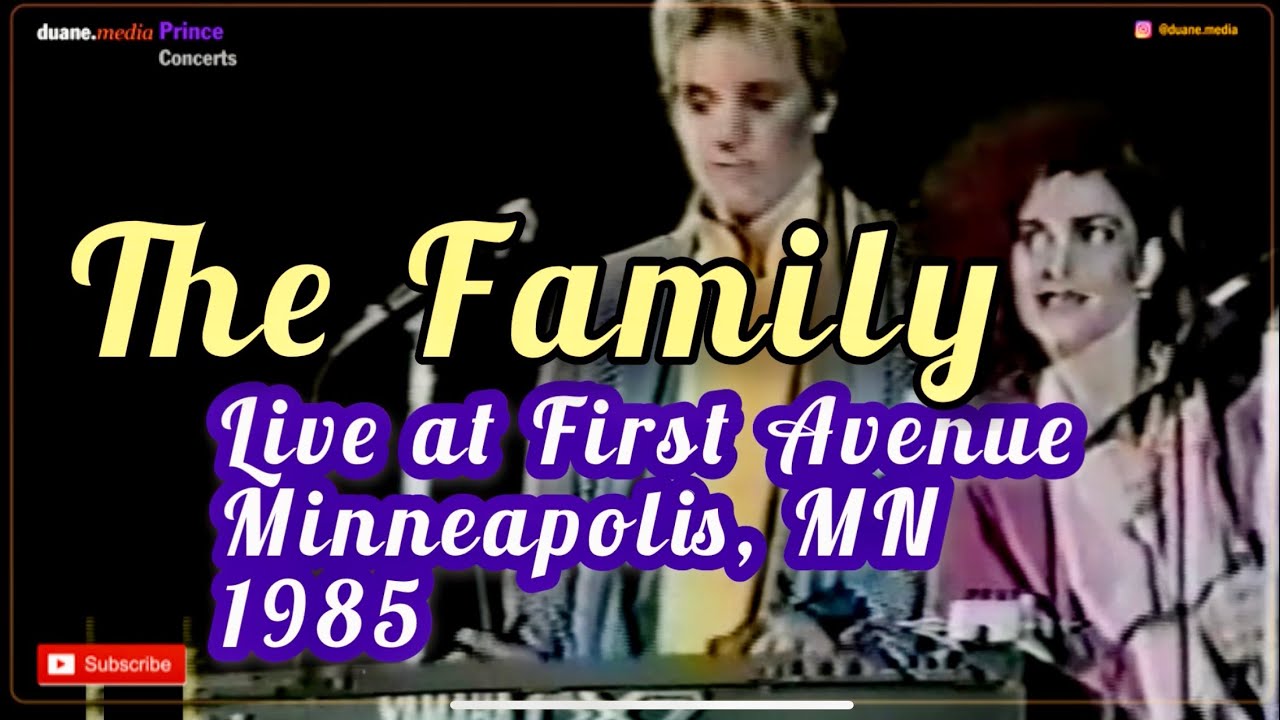 The Family, Concert at First Avenue (1985) Minneapolis @duane.PrinceDMSR