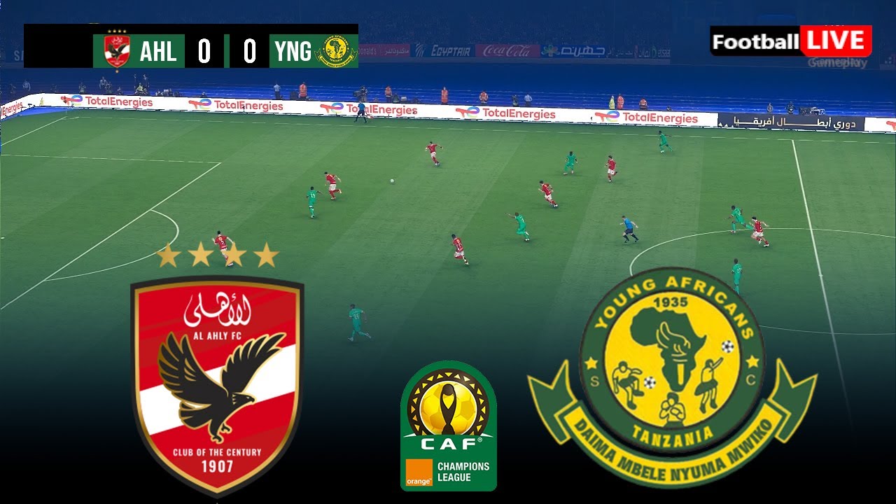 🔴LIVE : AL AHLY vs YANGA SC - CAF Champions League 25/26 | Match Live Today | Simulation PES