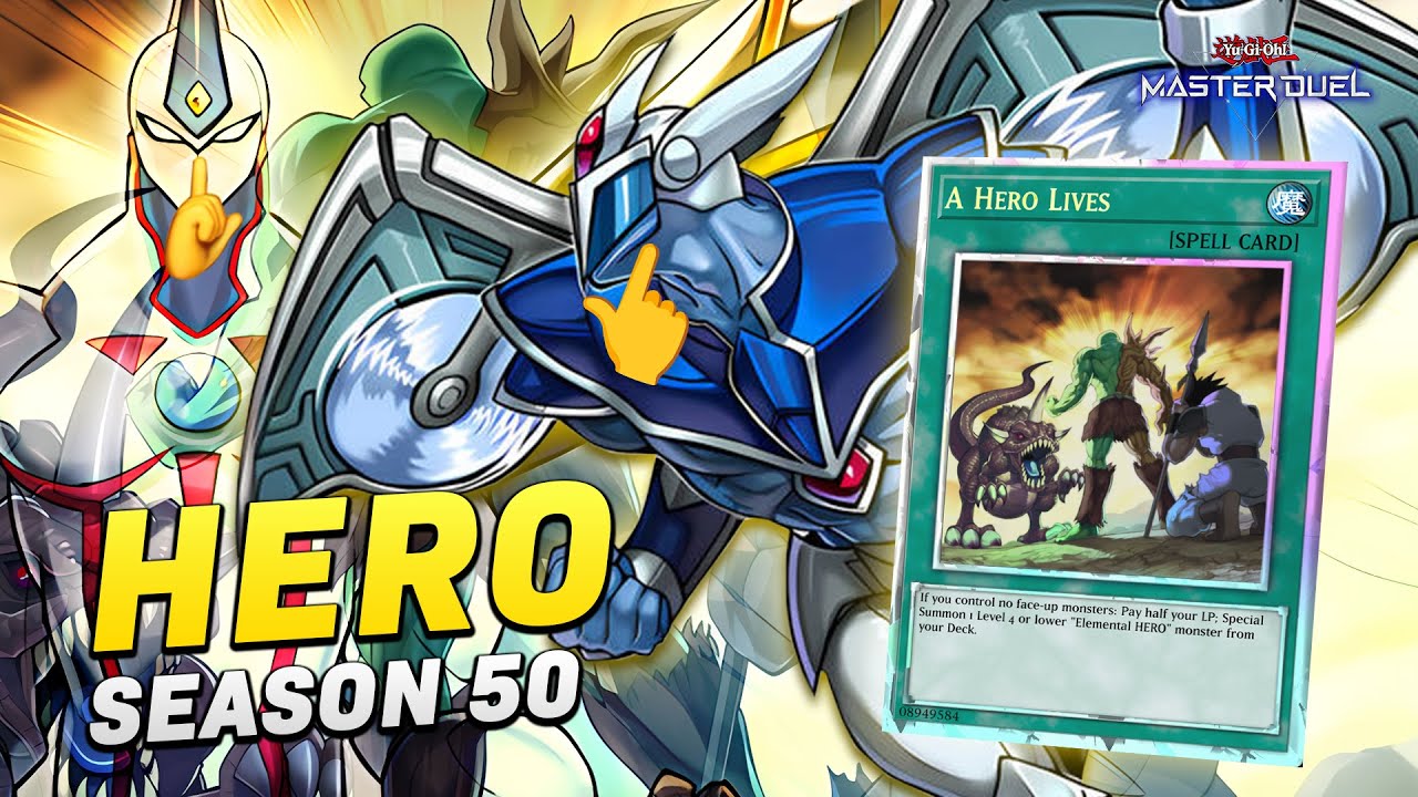 Ranked Ladder Getting Mogged by HERO - Yu-Gi-Oh! Master Duel