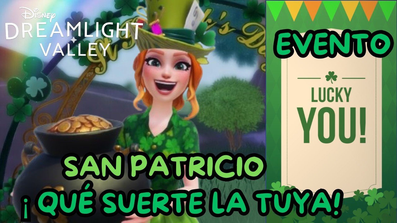 🍀 GUÍA EVENTO de San Patricio - ¡Qué suerte la tuya! 🍀 - DDV | Disney Dreamlight Valley