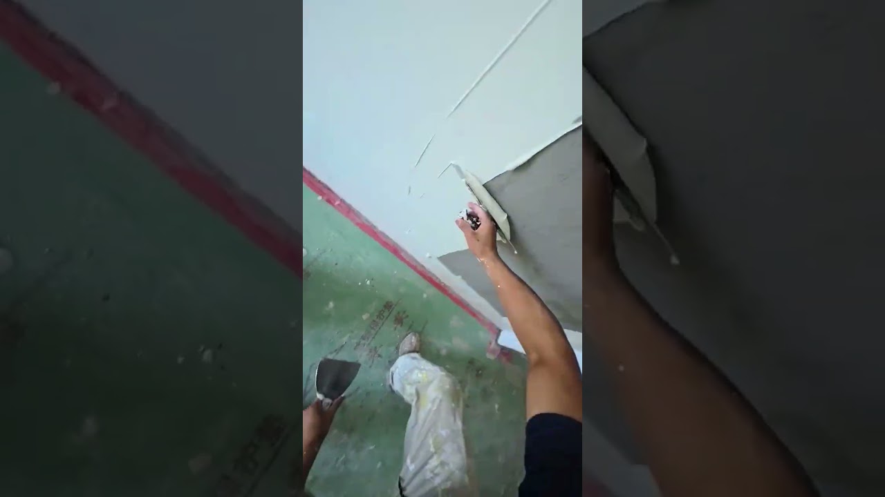 🧱🏠 Smooth Wall Plastering and Molding Installation