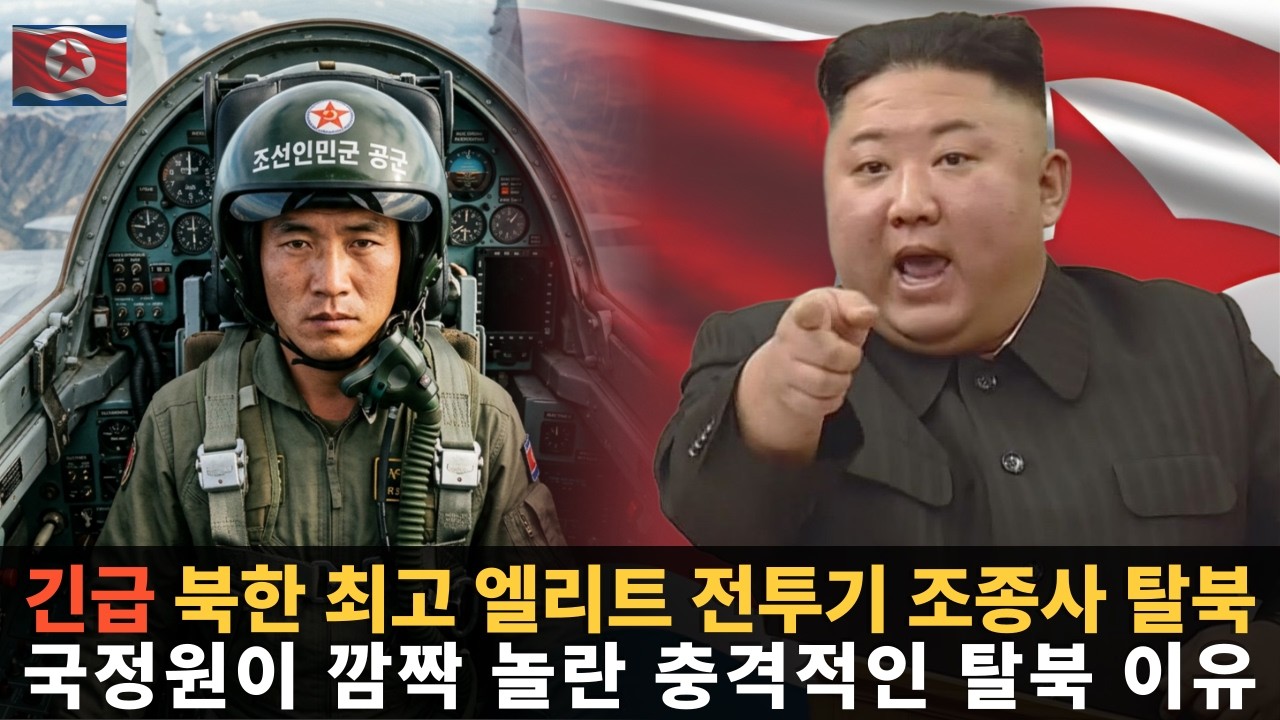 [북한탈북사연] 북한 최고 엘리트 전투기조종사 이운형 탈북, 국정원 깜짝놀란 탈북 이유