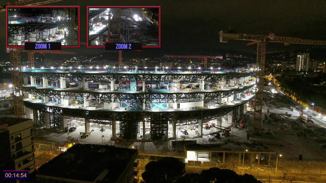 Emissió en directe 4K! 12/01/26 de Las Obras del Camp Nou!