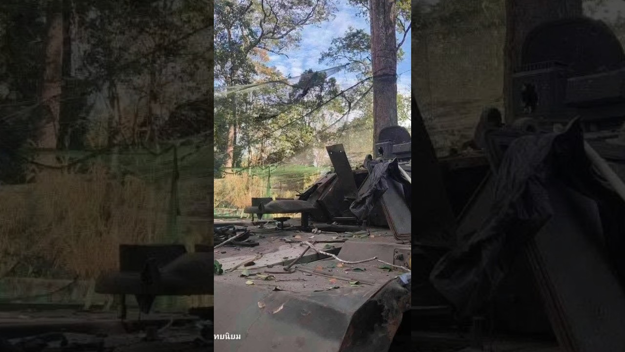 Chinese VT 4 Tank Blast #defencenews #indiandefense #vt4 #thailandcambodia #shorts