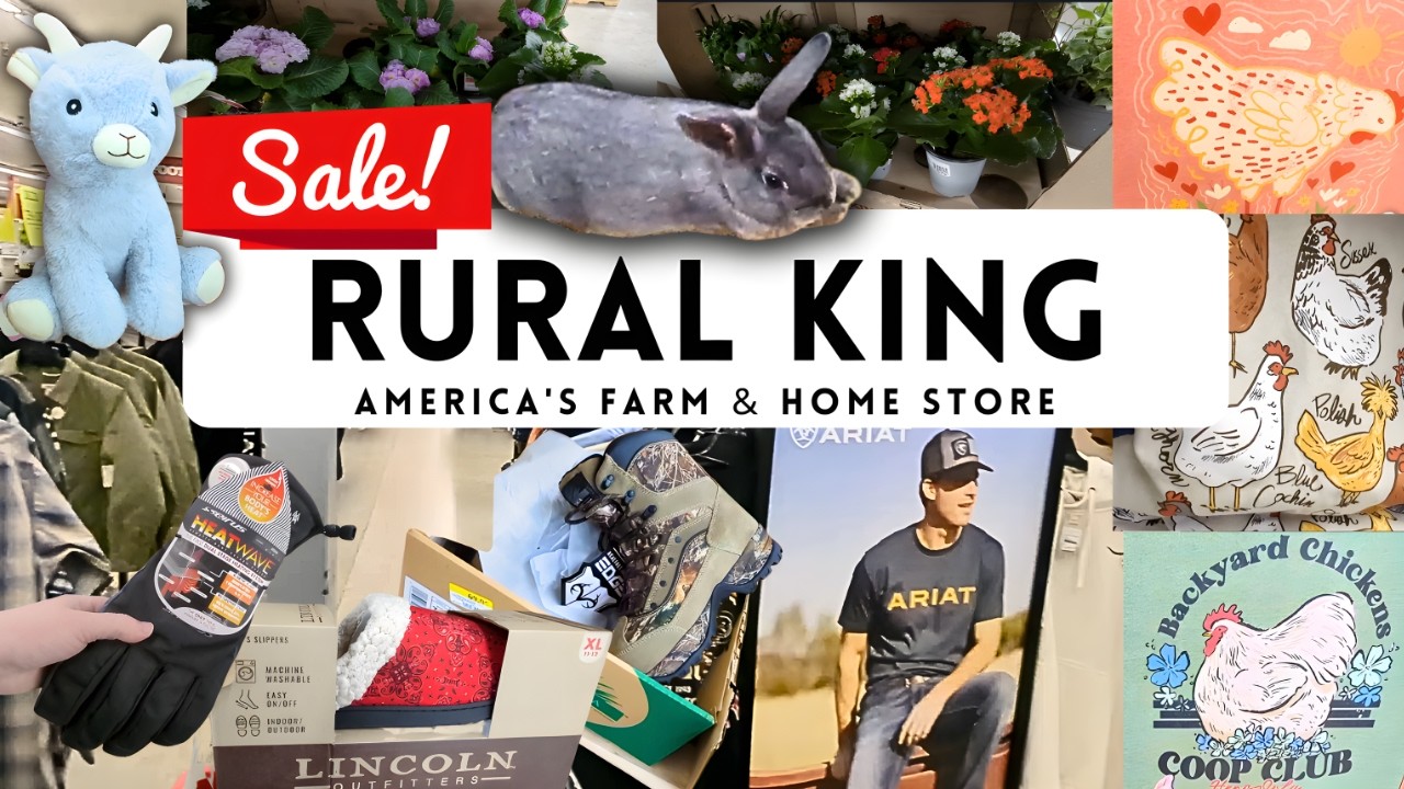 Распродажа в Rural King: Carhart, Ariat, Wrangler и многое другое!
