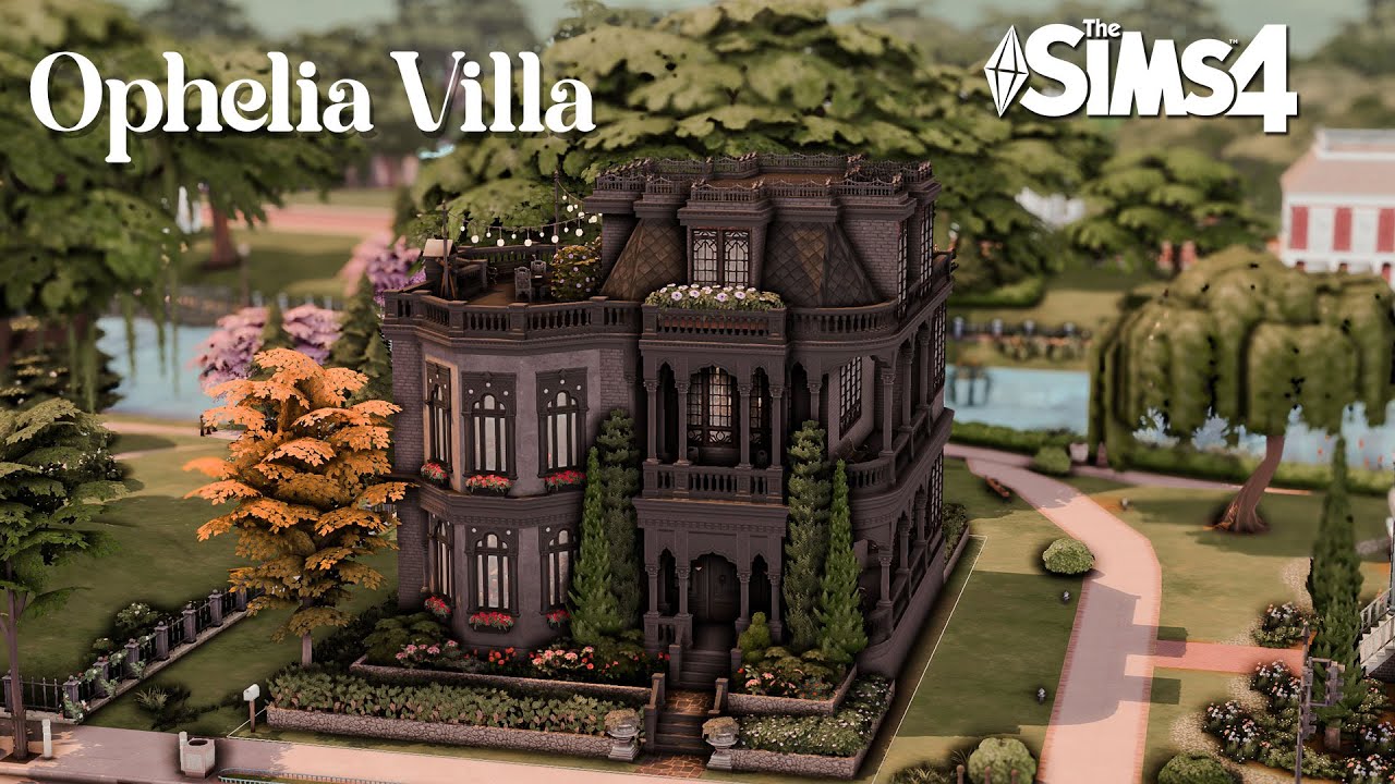 Goth house makeover | Base Game + Life and Death | Sims 4 | Stop motion | No CC
