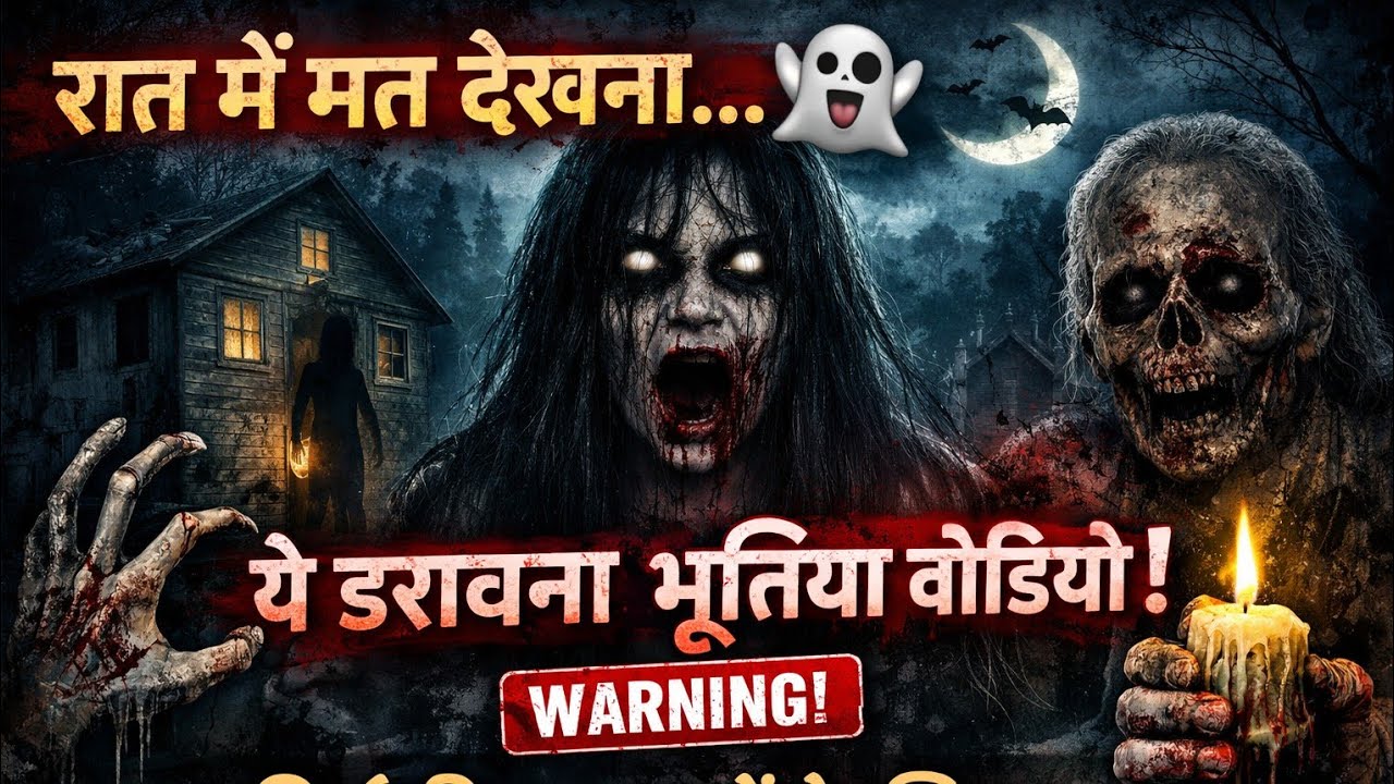 “रात में मत देखना… ये डरावना भूतिया वीडियो!” 👻🌙| “सिर्फ हिम्मत वालों के लिए… ये भूतिया वीडियो!”