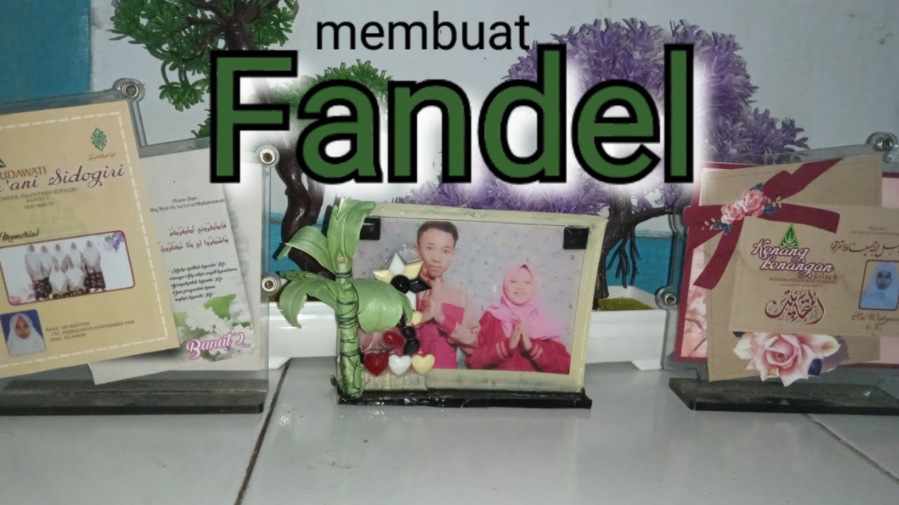 membuat fandel sendiri dari resin...