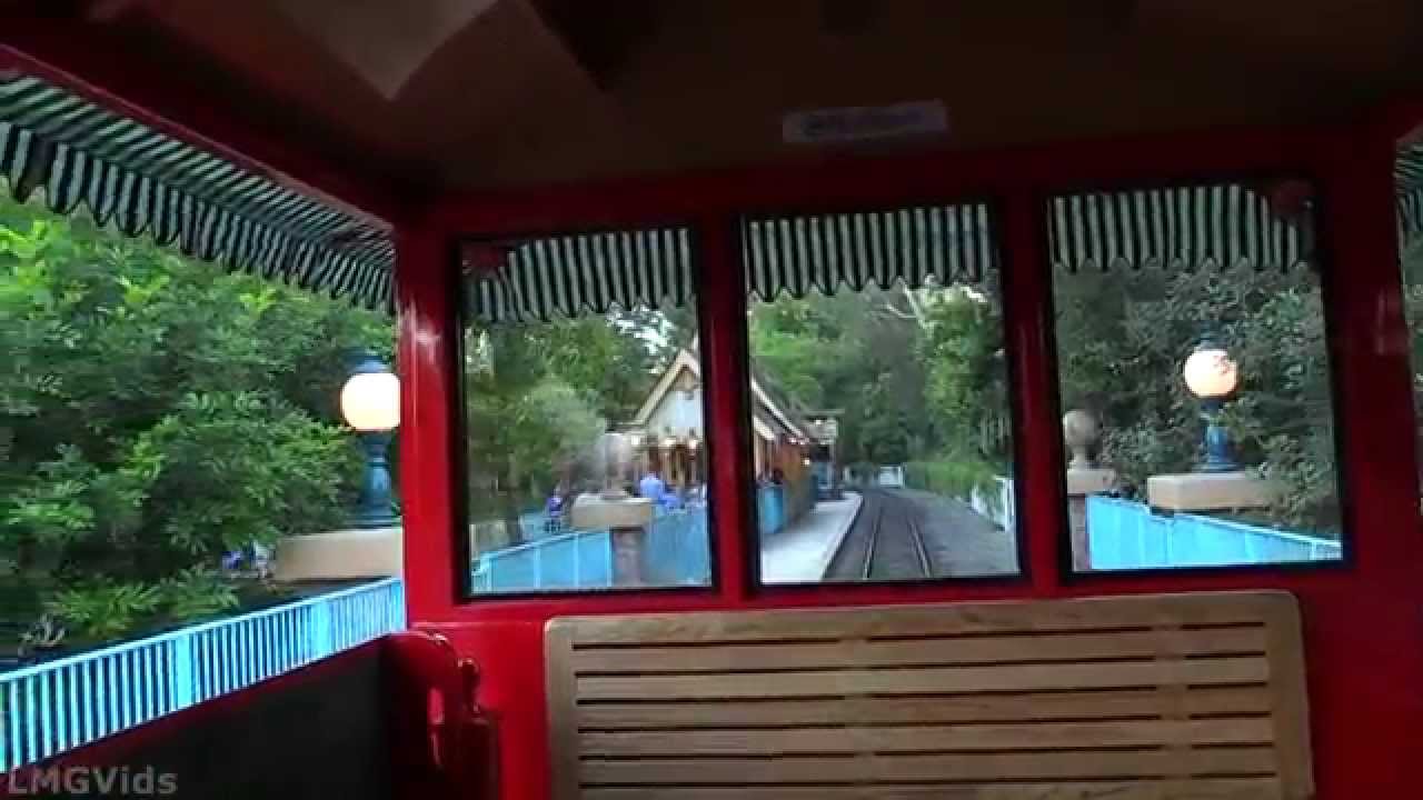 Disneyland Railroad Backwards POV 1080p Full Complete Ride Through