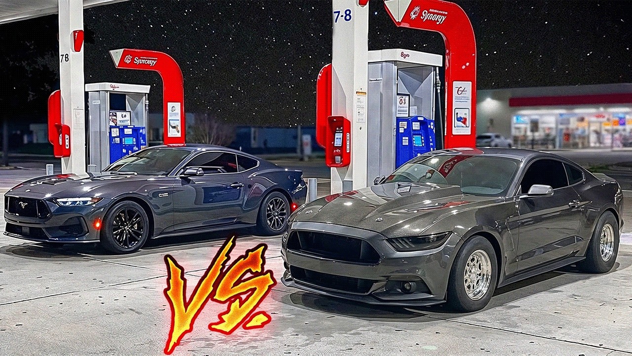 Модифицированный Mustang S550 бросает вызов моему Mustang GT S650... Безумная гонка!!