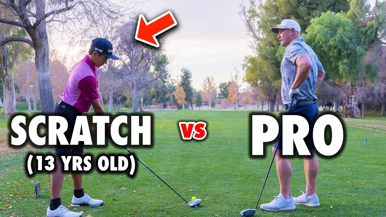 13 Year Old Scratch Golfer / Amateur vs PGA Pro | Exp Golf