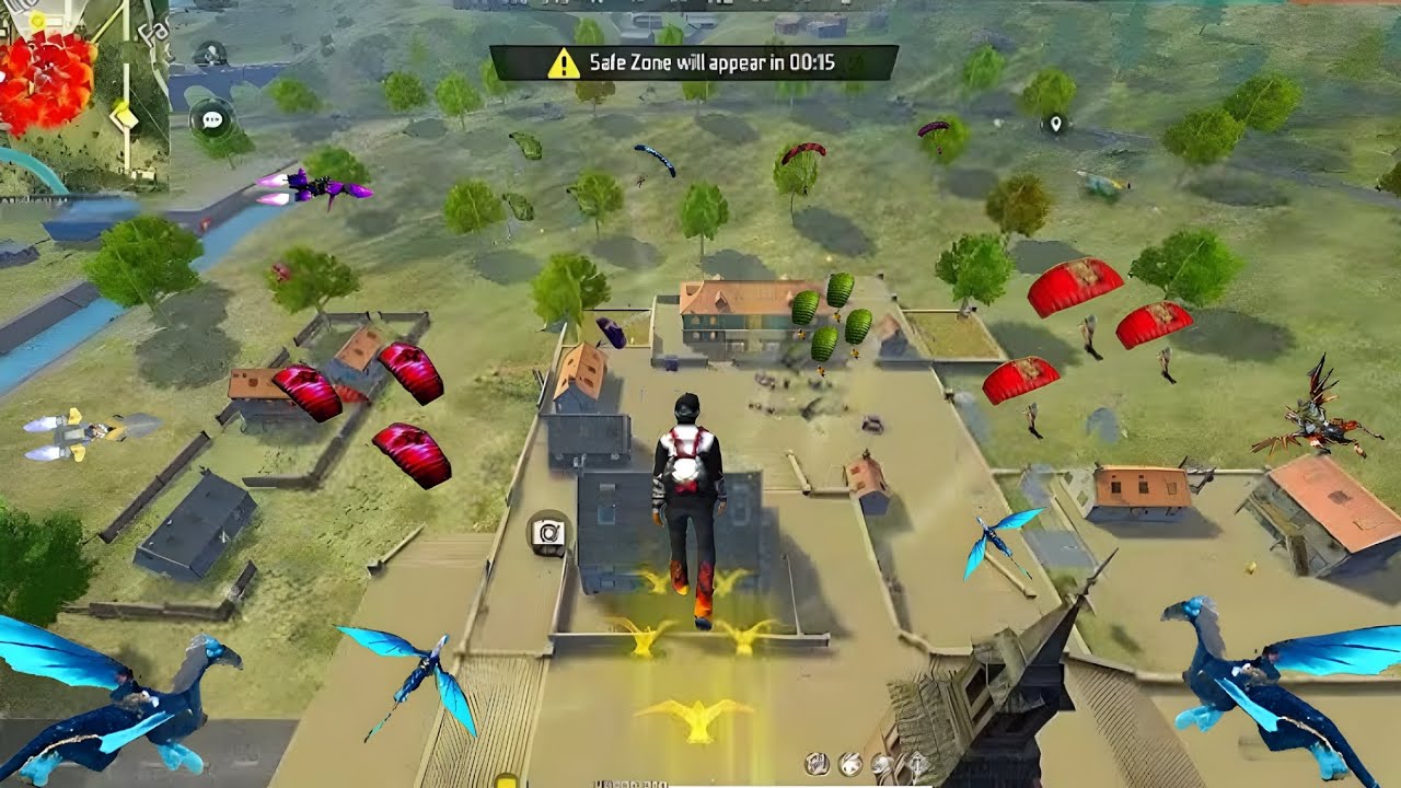 45 Skills 💪🏻 MP5 + M4A1 🔥 99% Headshot Rate ⚡ Solo Vs Squad Full Gameplay FreeFire 