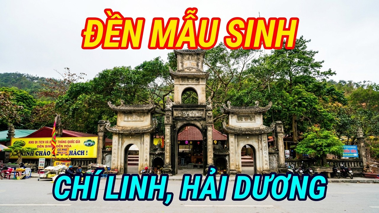 Đền Mẫu Sinh và đền Thánh Hóa vào ngày mồng 6 tết Ất Tị 2025