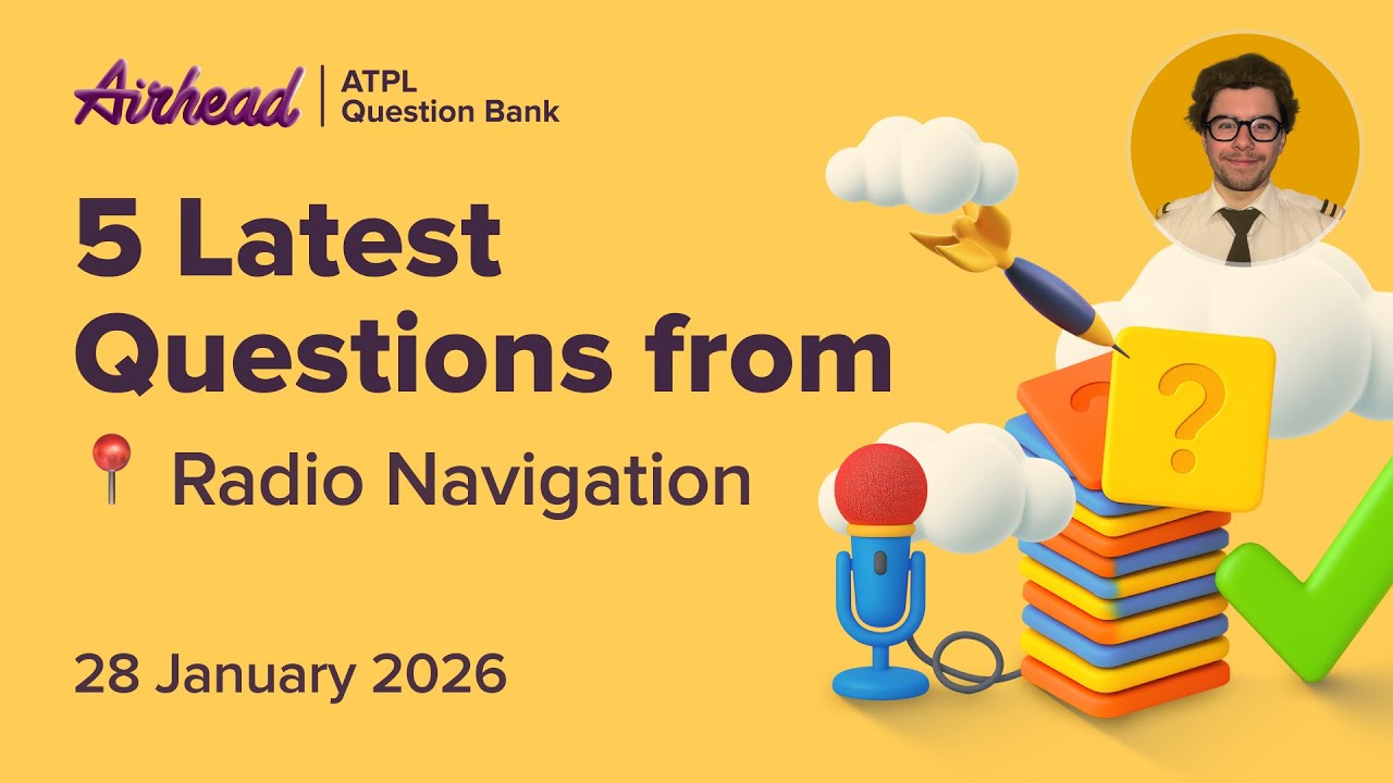 5 Latest ATPL Radio Navigation Questions Explained  | PBN
