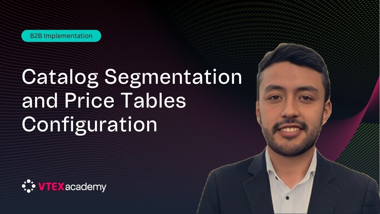 [B2B Implementation] Catalog Segmentation and Price Tables Configuration