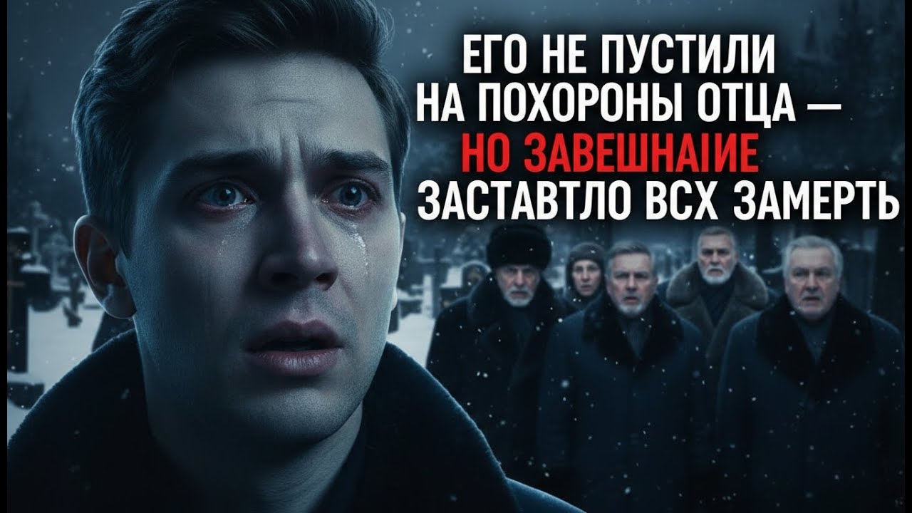 ЕГО НЕ ПУСТИЛИ НА ПОХОРОНЫ ОТЦА — НО КОГДА ЗАЧИТАЛИ ЗАВЕЩАНИЕ, ВСЕ ЗАМЕРЛИ, УСЛЫШАВ ЕГО ИМЯ