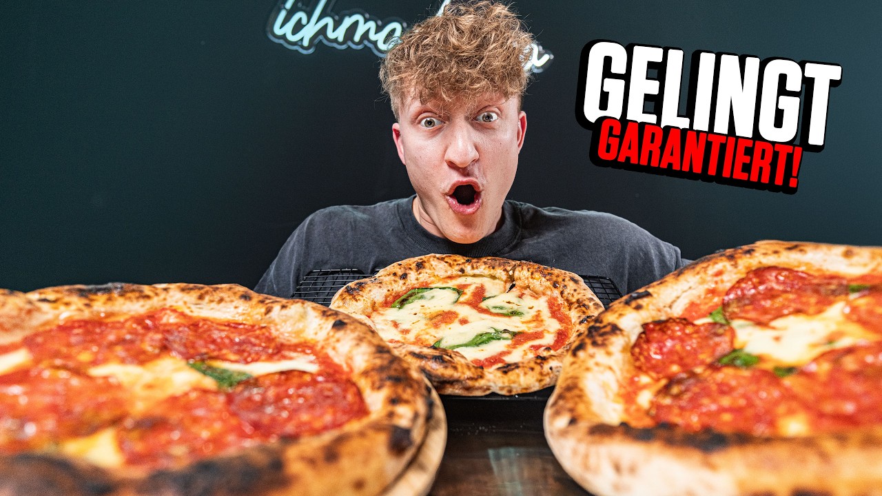Die EINFACHSTE Napoli Pizza die du (OHNE KNETEN) machen kannst | Schei**egal Rezept