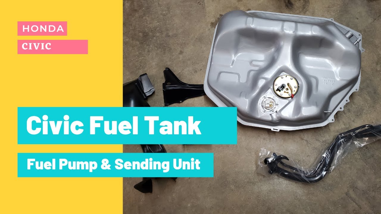 Honda Civic Build pt.9 - NEW Honda Civic Fuel Tank!!!! NEW Fuel Filter & Sending Unit!!!!