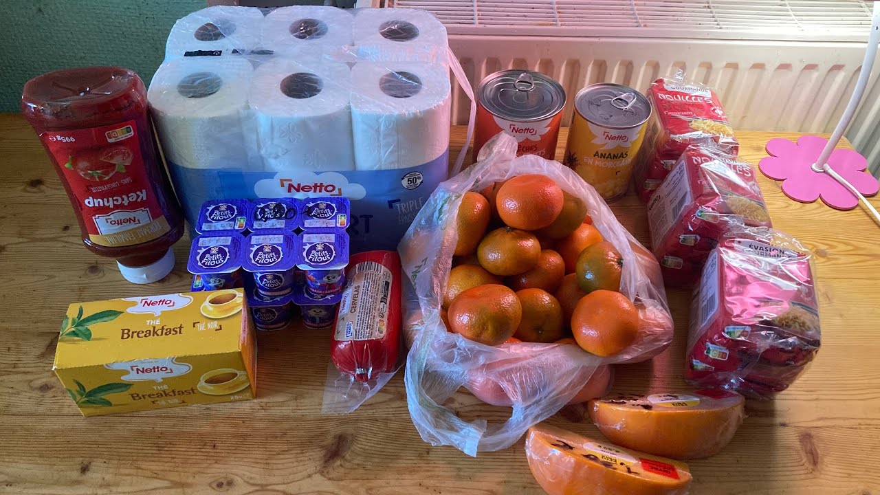 Зайшла за туалетним папером 🙈, витратила 23€. Супермаркет Netto, січень 2026