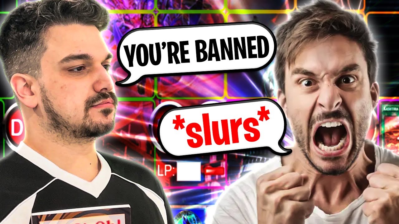 I BANNED HIM... HE GOT ANGRY!