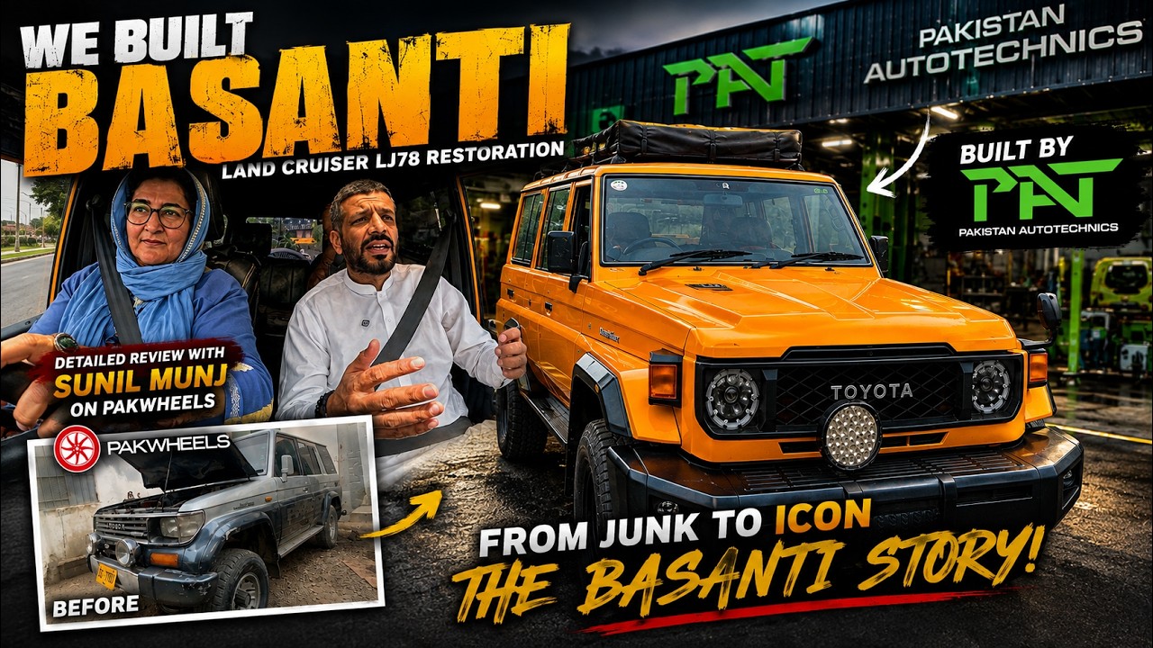 Odrestaurowaliśmy BASANTI! Land Cruiser, kt&oacute;ry wystąpił w PakWheels | Pakistan Autotechnics
