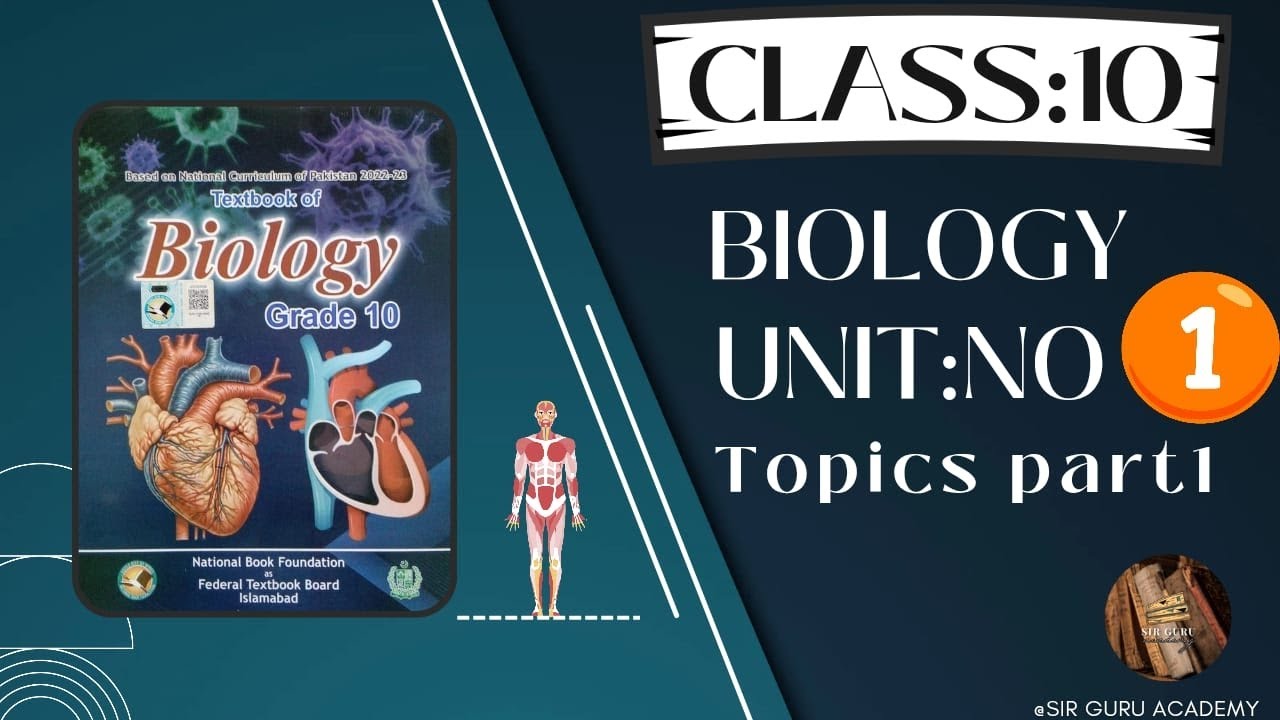 Fbise Biology Class 10 New Book 2025 unit 1 DIGESTIVE SYSTEM topics part 1 (Federal board)