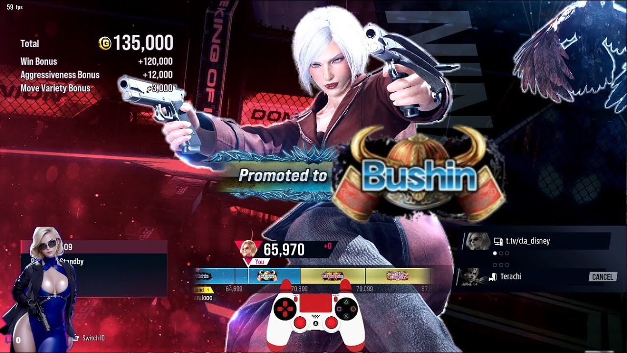 TEKKEN 8 - Nina Ranked Promo to Bushin!