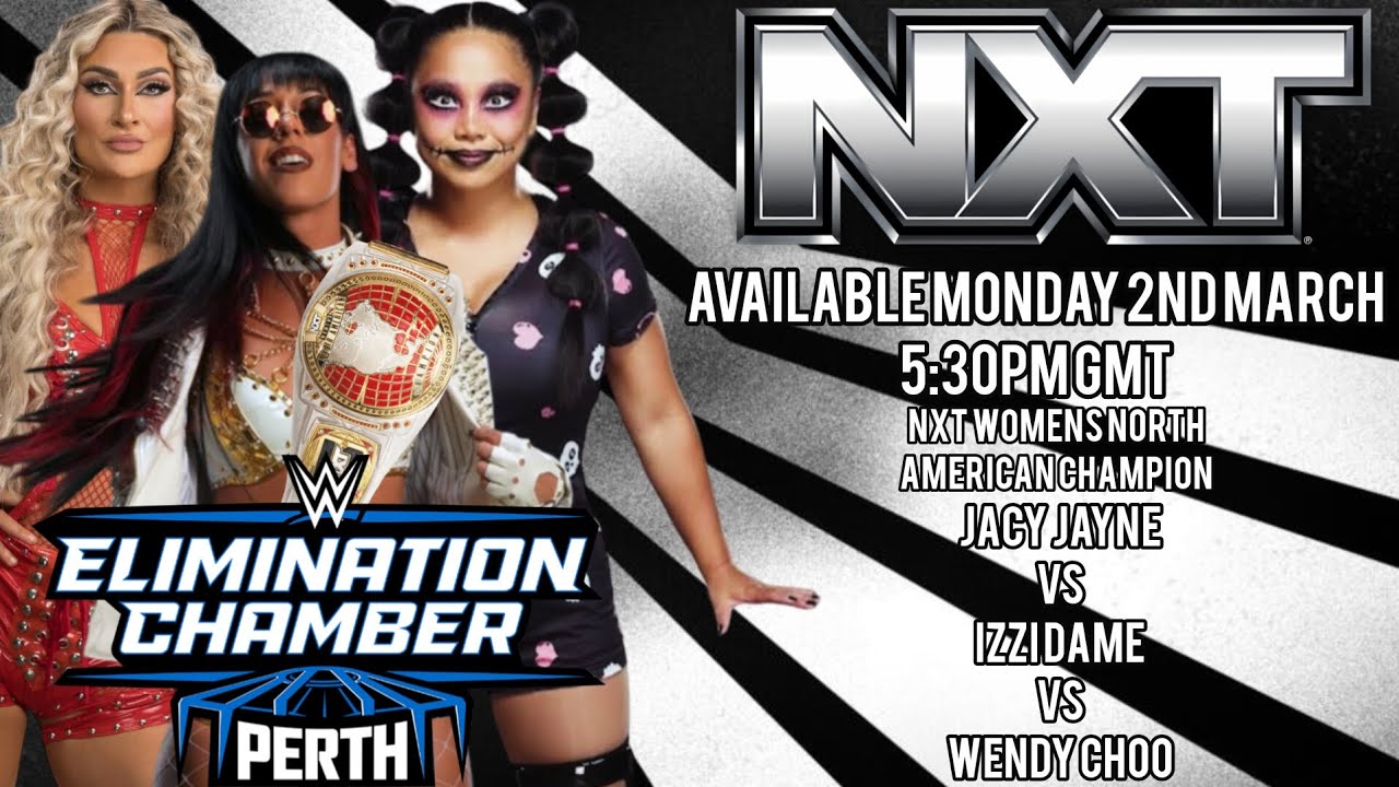 WWE 2K25 NXT: Jacy Jayne VS Wendy Choo VS Izzi Dame - Elimination Chamber Qualifier