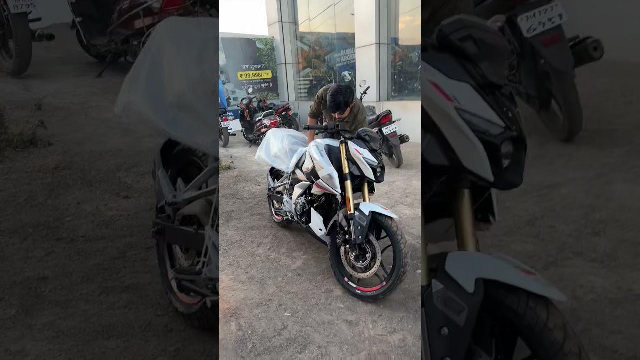 BAJAJ PULSAR N160 USD UNBOXING | 2025 Bs6 2.0 👌🏻❤️ #shorts #short #bajaj #pulsar #pulsarn160 #n160