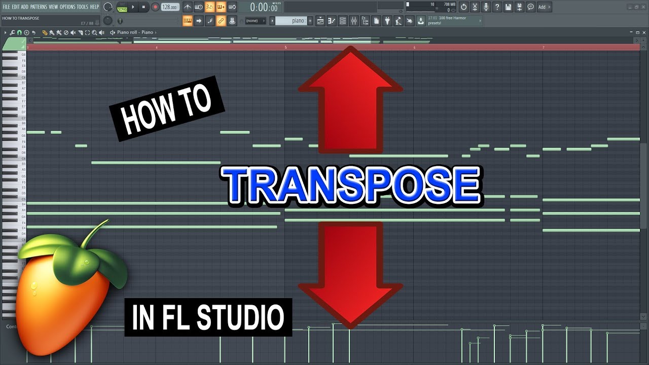 How To Transpose In FL Studio 20  (Notes & Arrangements)