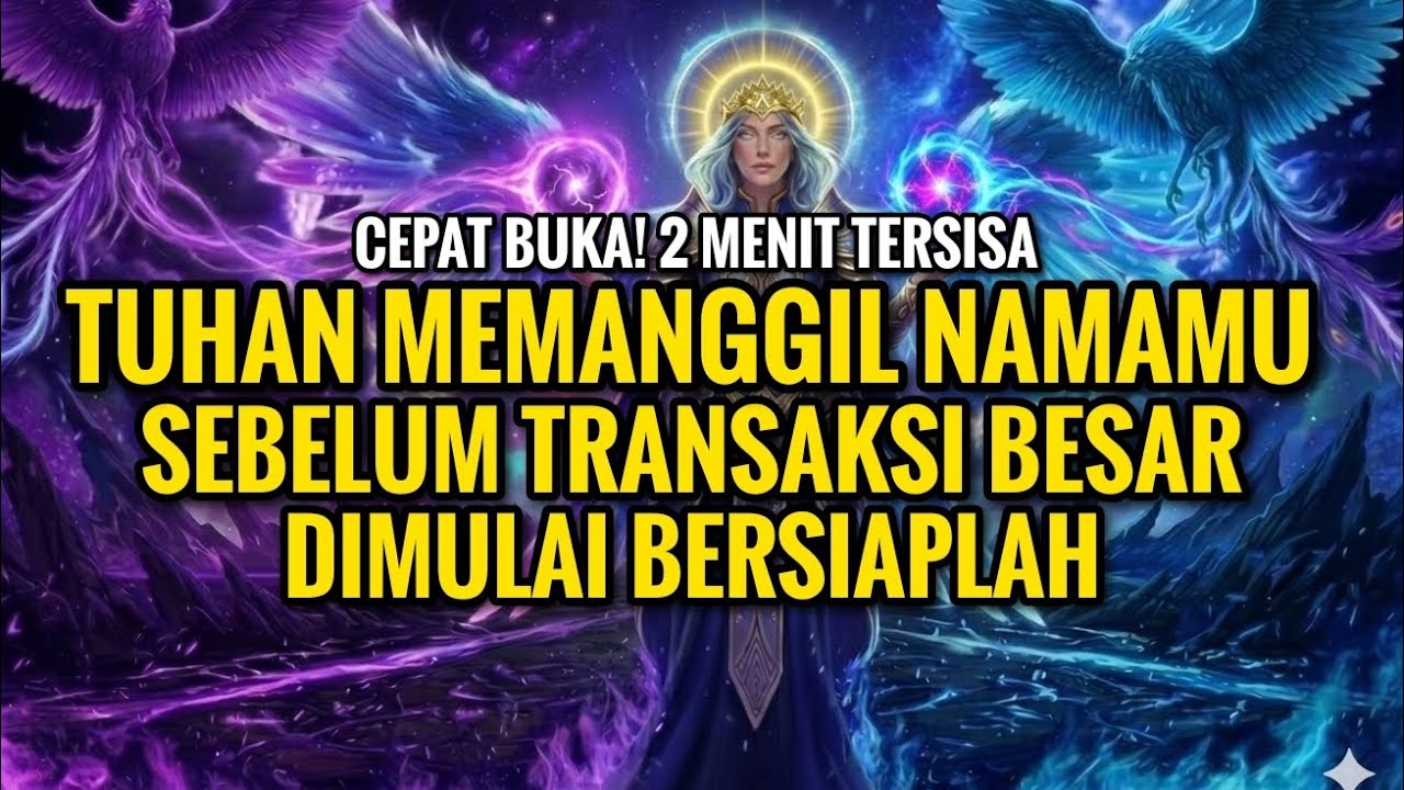 JIWA TERPILIH ✨ TUHAN SEDANG MEMANGGIL NAMAMU‼️ SEBELUM TRANSFER BESAR DIMULAI
