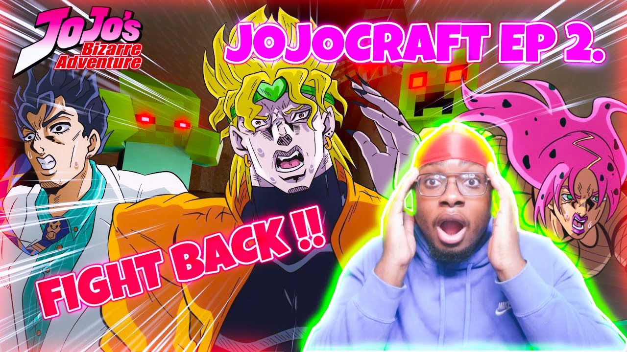 NON JOJO FAN REACTS - JoJoCraft Episode 2 Reaction. First Time Watching JojoCraft