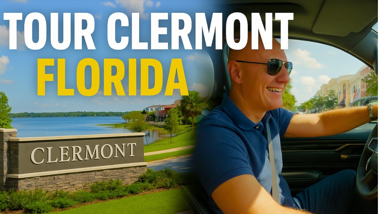 DRIVE & TOUR POR CLERMONT – UM DOS MELHORES LUGARES PARA VIVER NA FLORIDA!