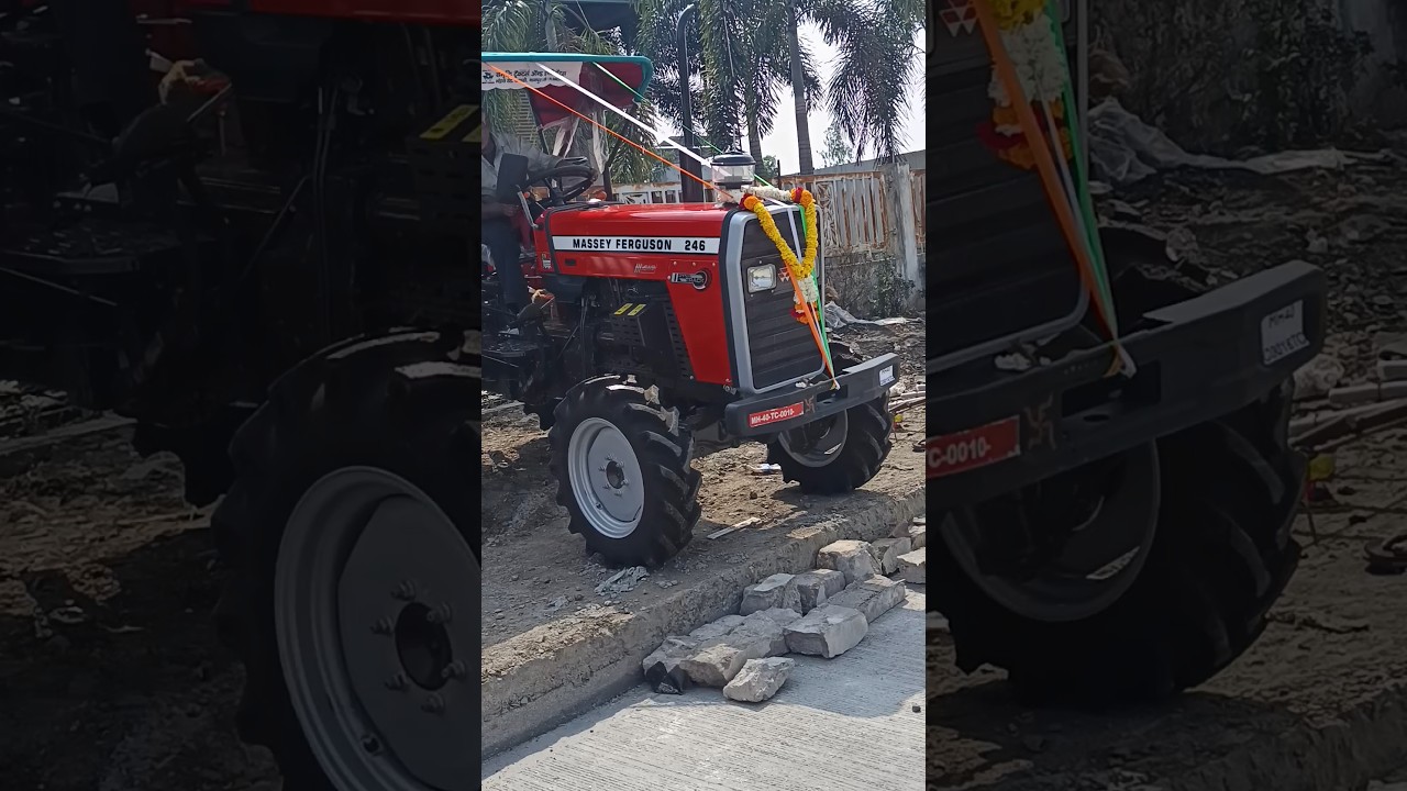 Massey 246 Dynatrack 4Wd New Model 2026 #Massey246 #4WdTractor #Short #ShortVideo #Shorts