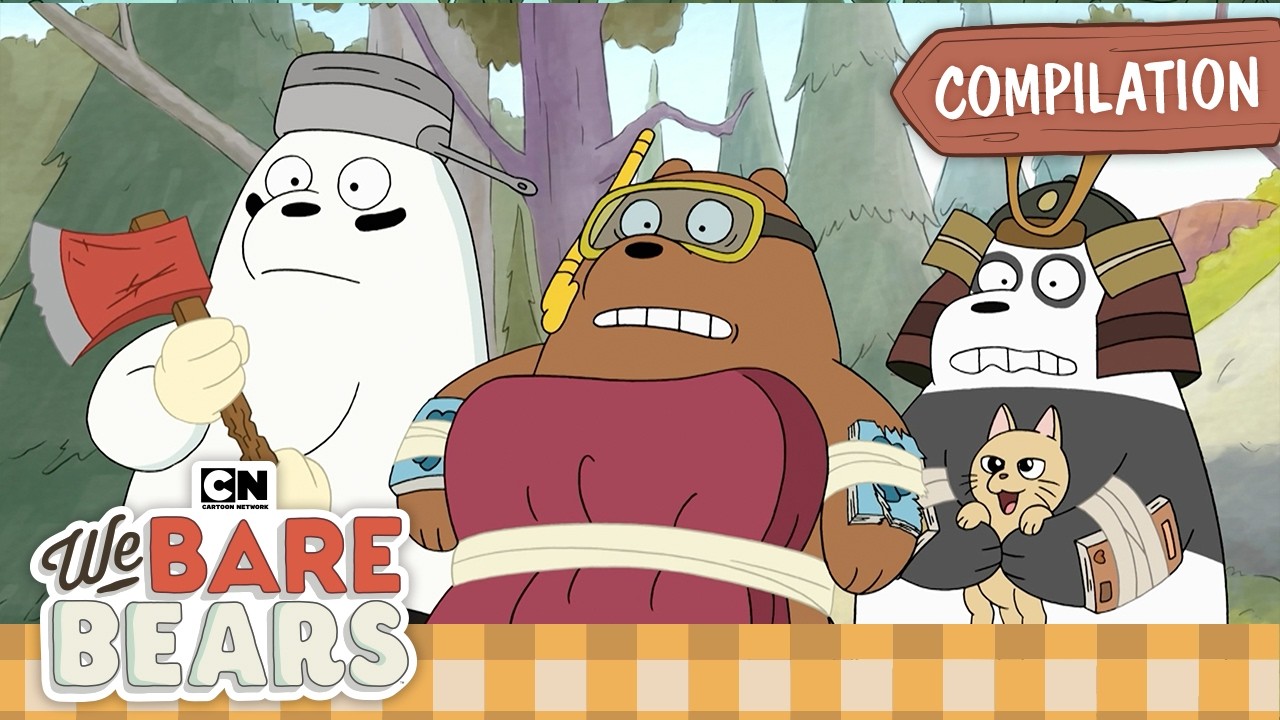 Small Bears, BIG Adventures 🏞️ | We Bare Bears Marathon | Cartoon Network