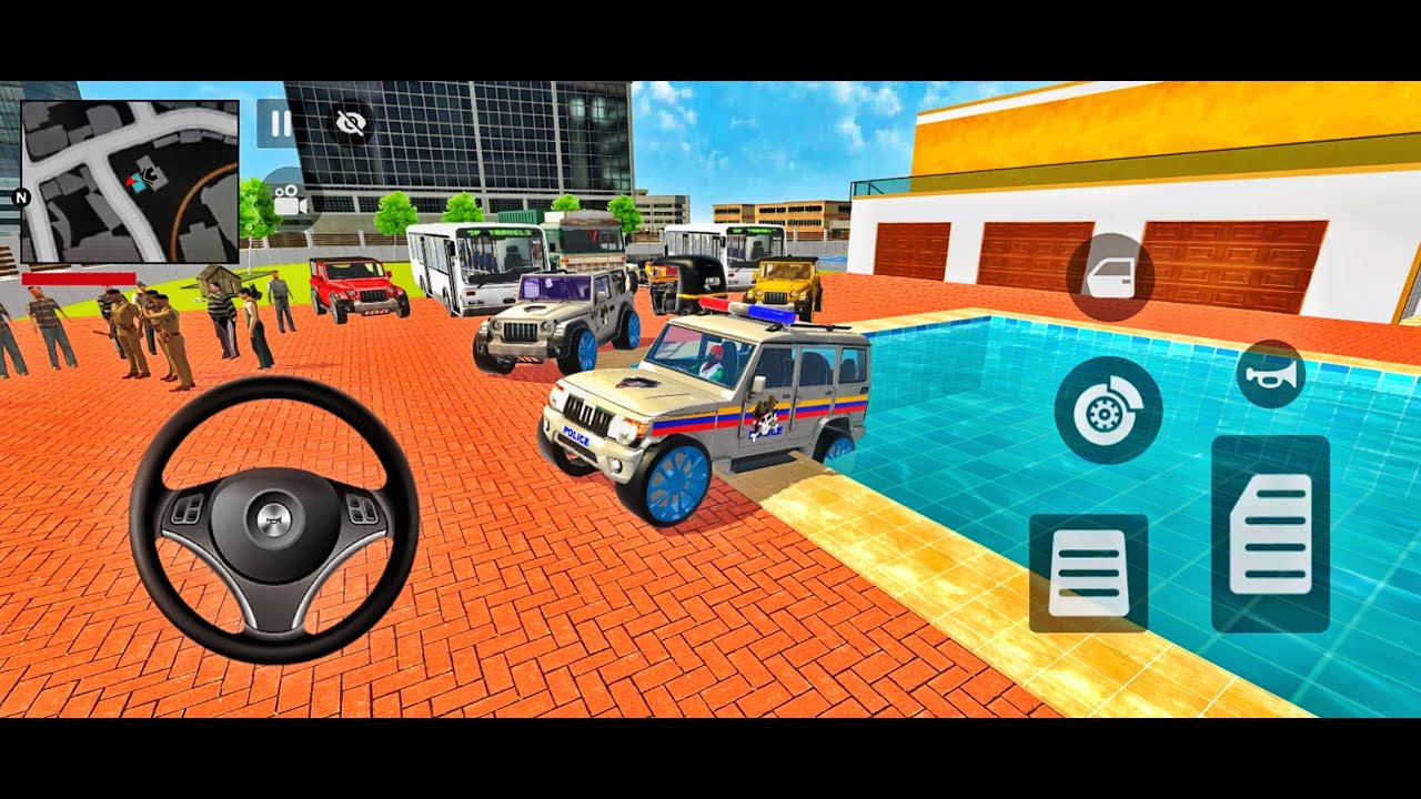 Car Bike Game: Jack ordered an Police and Driving anew Modified Police car and Thar
